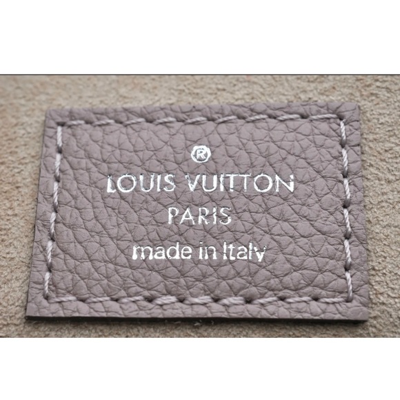 SOLD Authentic Louis Vuitton Taurillon Pochette Jules Clutch Bag Gray/Taupe - Picture 11 of 11